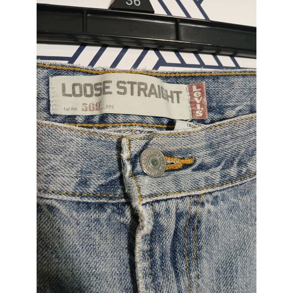 Mens Levi 569 Denim Shorts Size 38 - Picture 2 of 4